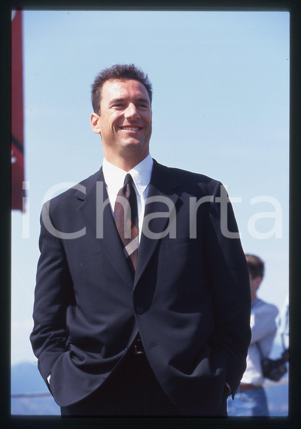 35mm vintage slide* 1997 CANNES Tony MARKES al Festival del Cinema (1)