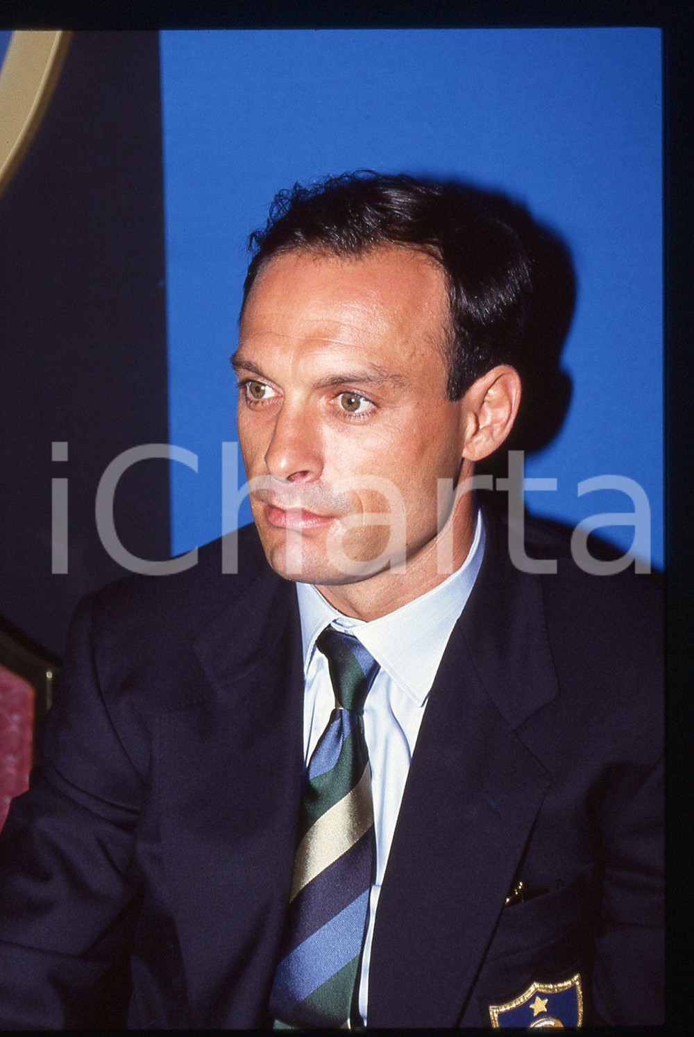 35mm vintage slide* 1992 MILANO Salvatore SCHILLACI Ritratto calciatore INTER 2