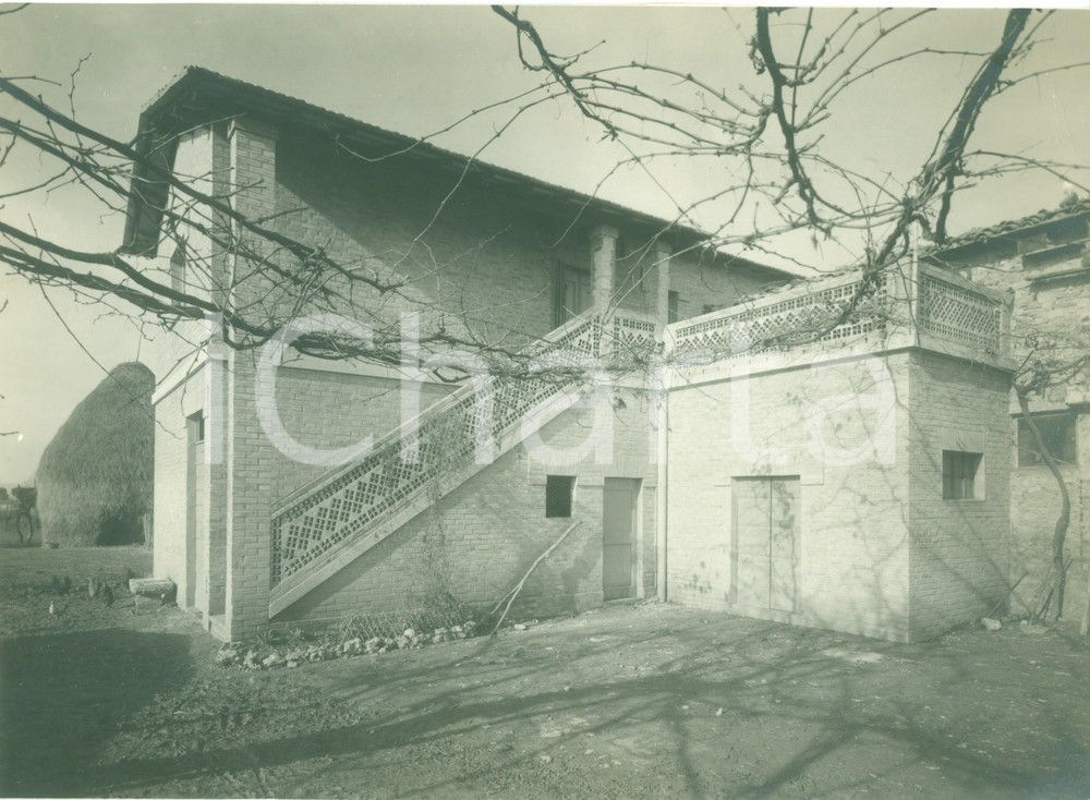 Fotografia d epoca originale 1939 AGRO ROMANO ? Le vecchie case coloniche si modernizzano Fotografia 1