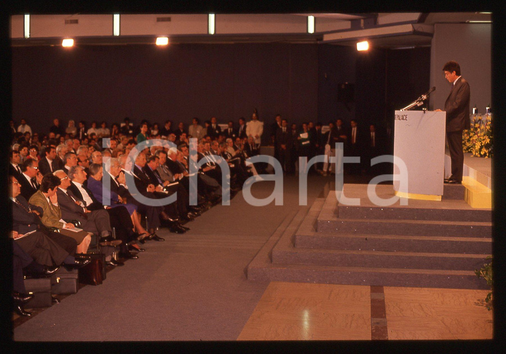 35mm vintage slide* 1990 ROMA Claudio MARTELLI Conferenza Immigrazione (16)