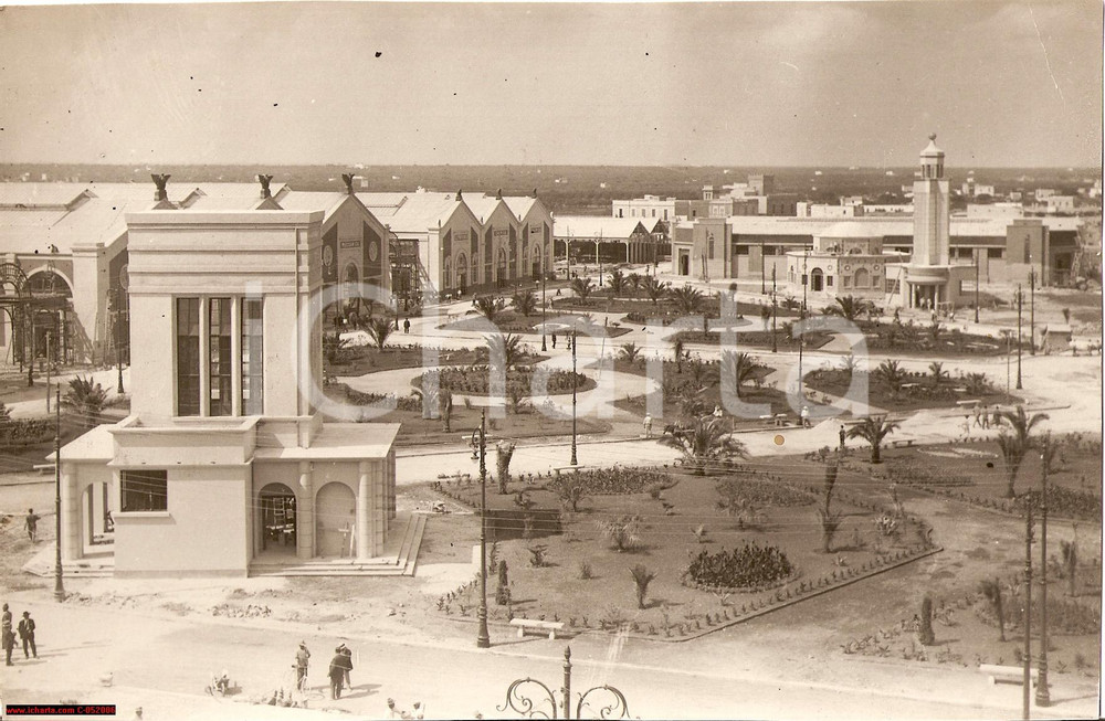 Fotografia d'epoca originale 1930 Bari Fiera del Levante, veduta d'insieme PHOTO 1