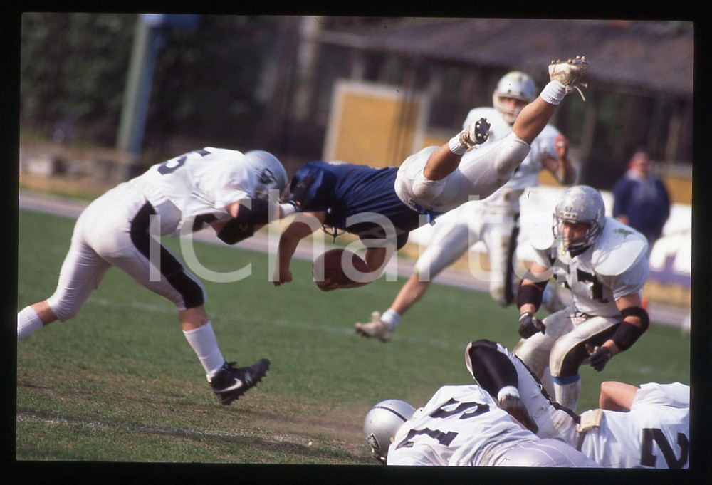 35mm vintage slide* 1995 MILANO FOOTBALL Sive RHINOS Milano vs FROGS Legnano 12