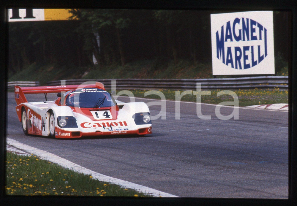35mm vintage slide* 1985 1000 KM MONZA PORSCHE 956 Richard Lloyd Racing - Gara 3