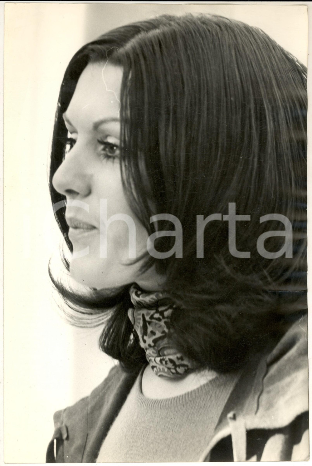 1970 ca COSTUME ITALIA Ritratto della cantante Caterina CASELLI *Foto 20x30 cm