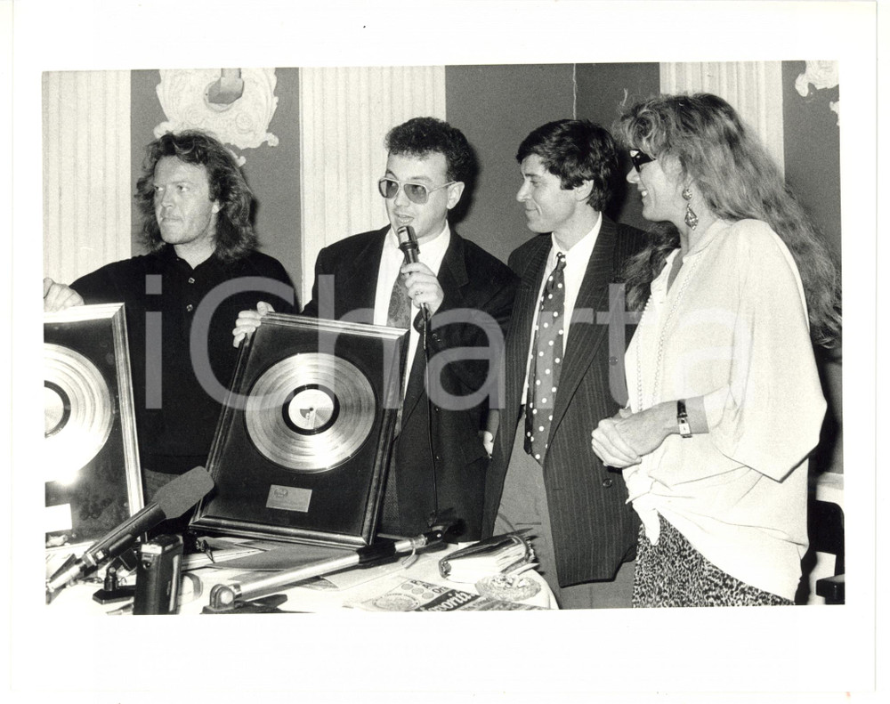 1987 FESTIVAL SANREMO Premiazione Gianni MORANDI Umberto TOZZI Enrico RUGGERI 