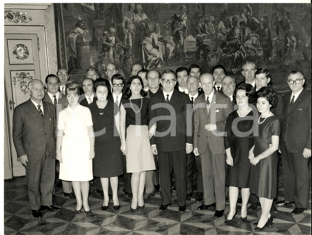 Fotografia d epoca originale 1966 MILANO Corale G. VERDI al Circolo della Stampa  Palazzo SERBELLONI Foto 1