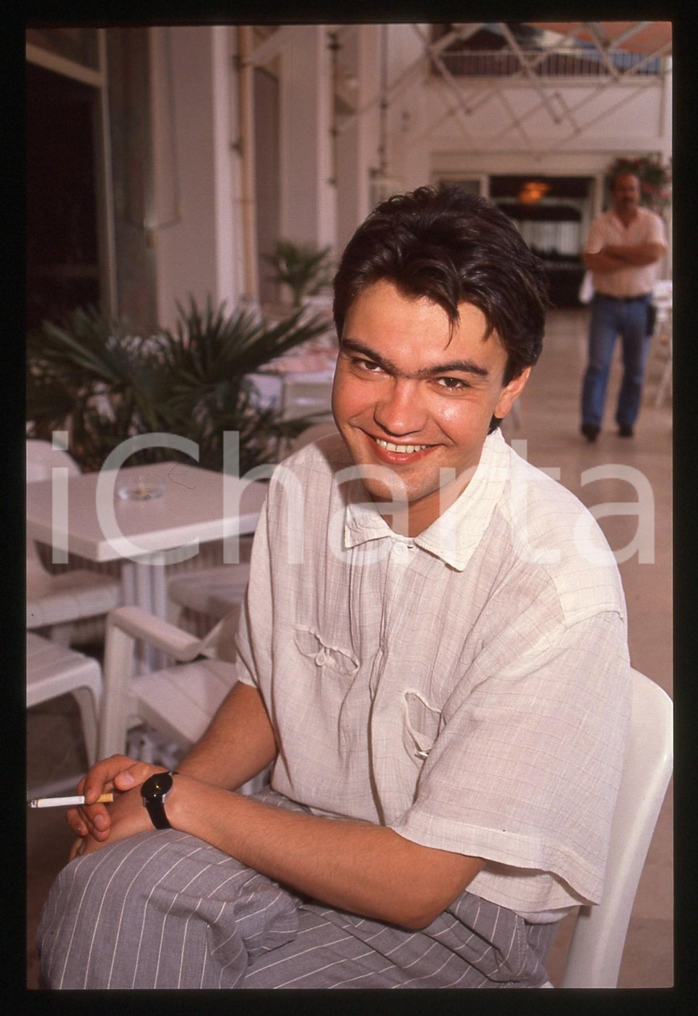 35mm vintage slide* 1990 CANNES Vasili PICHUL Ritratto del regista (6)