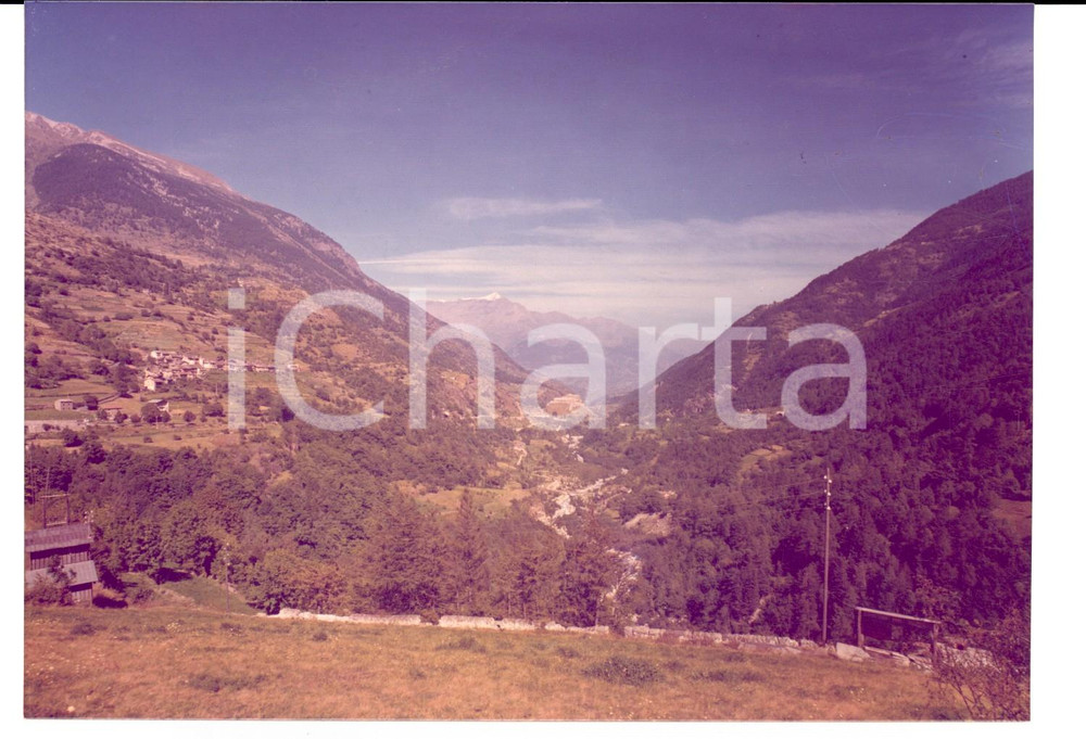 Fotografia d'epoca originale 1970 ca VAL DI SUSA (TO) Forte EXILLES e ROCCIAMELONE *Foto HAUS Mario SALOMONE 1