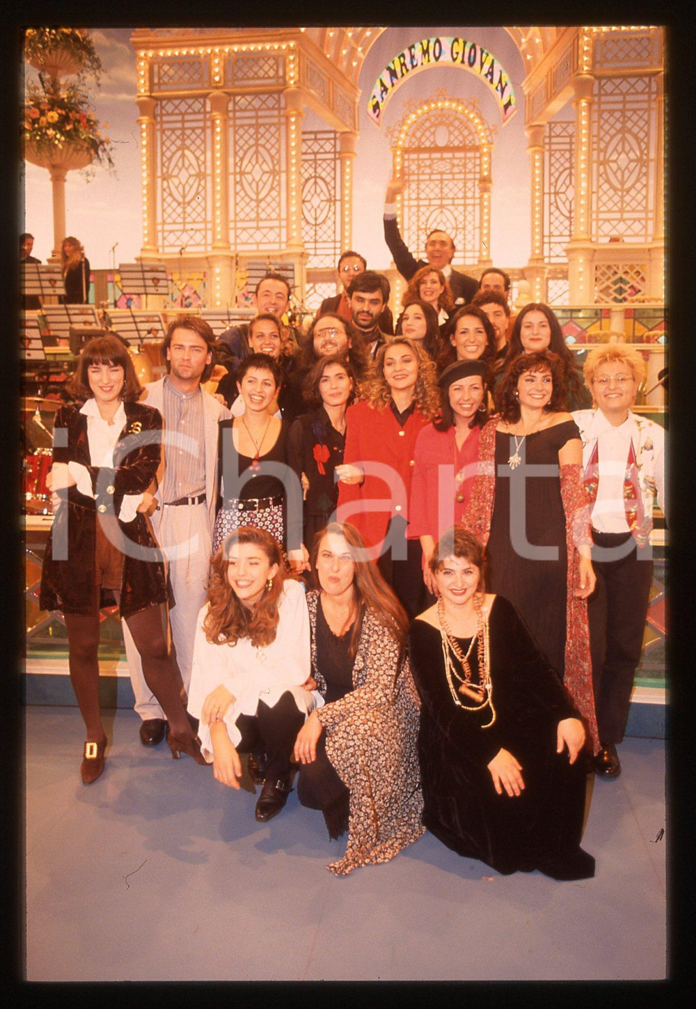 35mm vintage slide* 1994 FESTIVAL SANREMO Andrea BOCELLI GIORGIA Pippo BAUDO 14