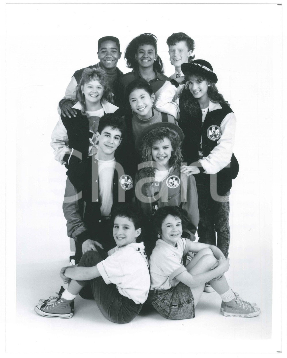 Fotografia d epoca originale 1989 DISNEY CHANNEL  MICKEY MOUSE CLUB Mouseketeers  Photo 25x20 cm 1
