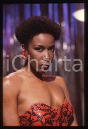 35mm vintage slide* 1985 ITALY singer Josette MARTIAL Portrait (35)
