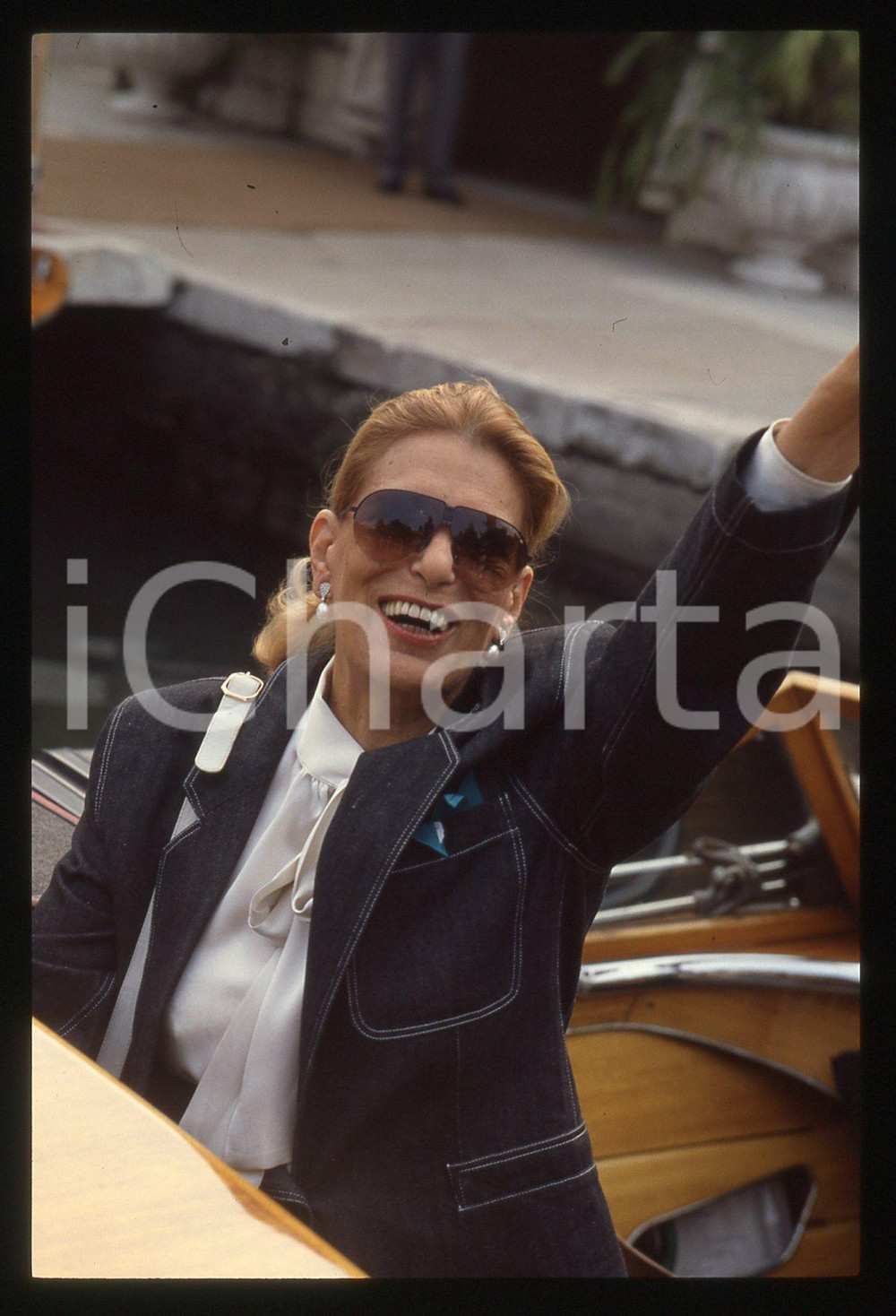 35mm vintage slide* 1980ca VENEZIA - COSTUME Melina MERCOURI ritratto (4)