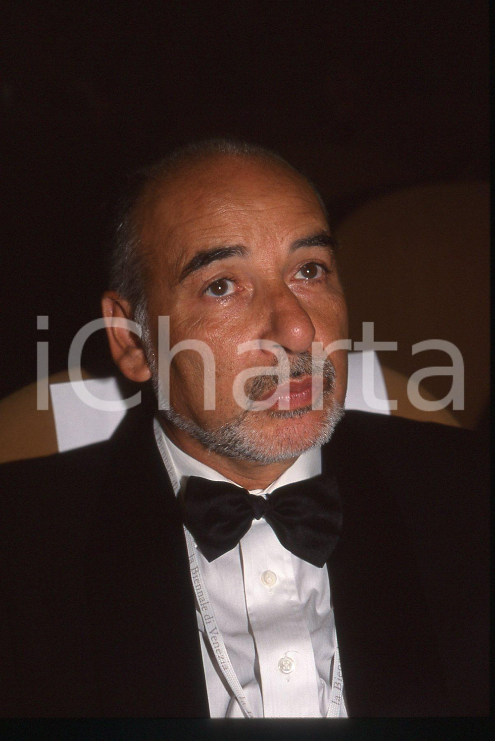 35mm vintage slide* 2000 VENEZIA Tahar BEN JELLOUN alla Mostra del Cinema (5)