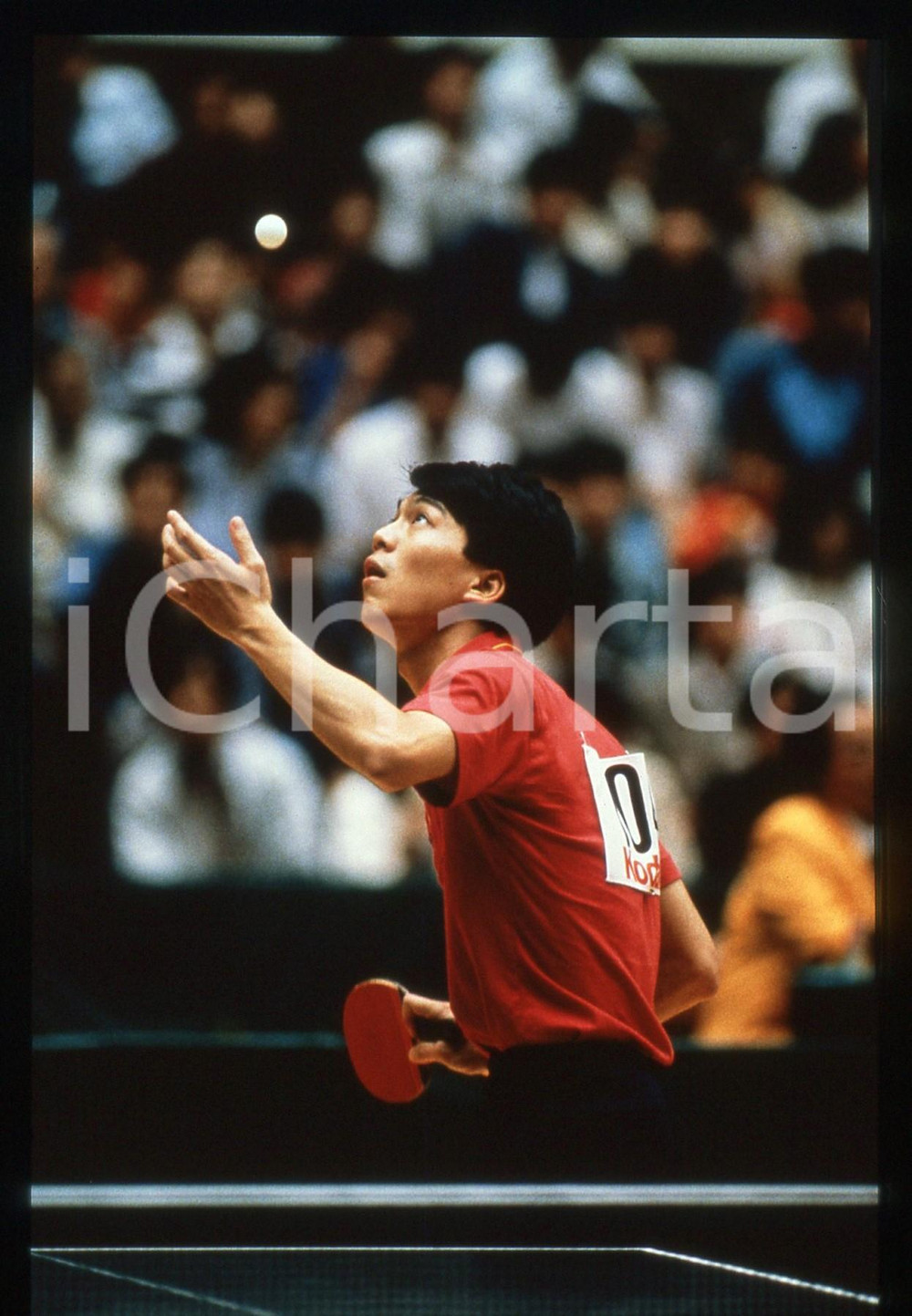 35mm vintage slide* 1986 SEOUL - ASIAN GAMES Jialiang JIANG - TABLE TENNIS (5)
