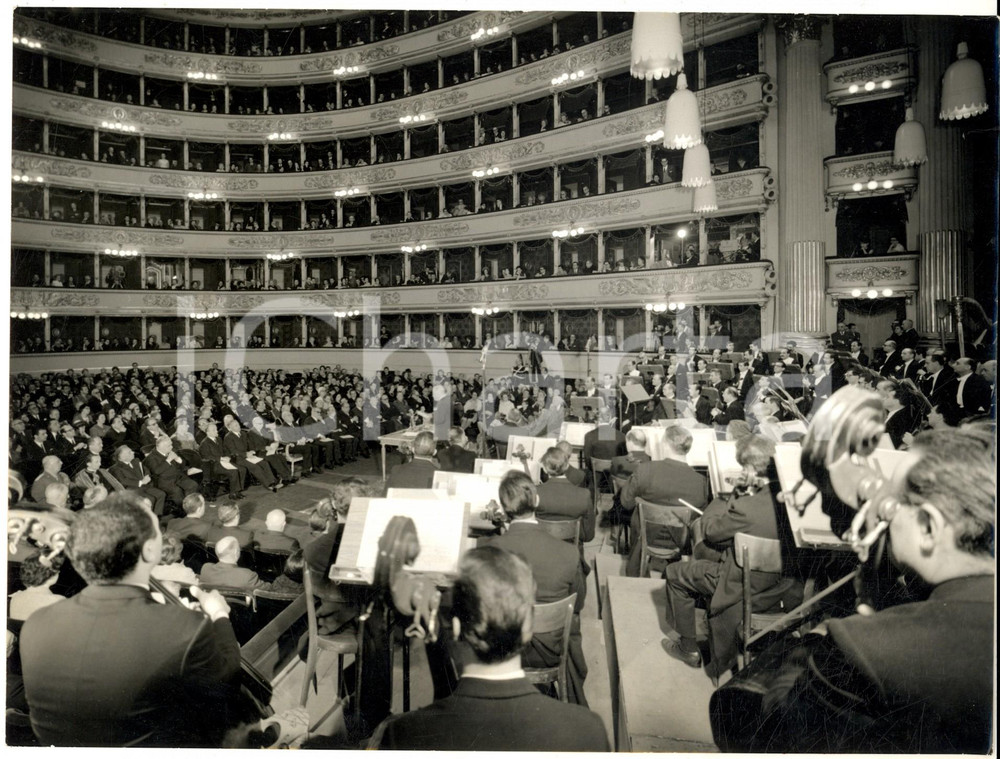 1967 MILANO TEATRO ALLA SCALA Centenario Arturo TOSCANINI - Discorso GAVAZZENI 