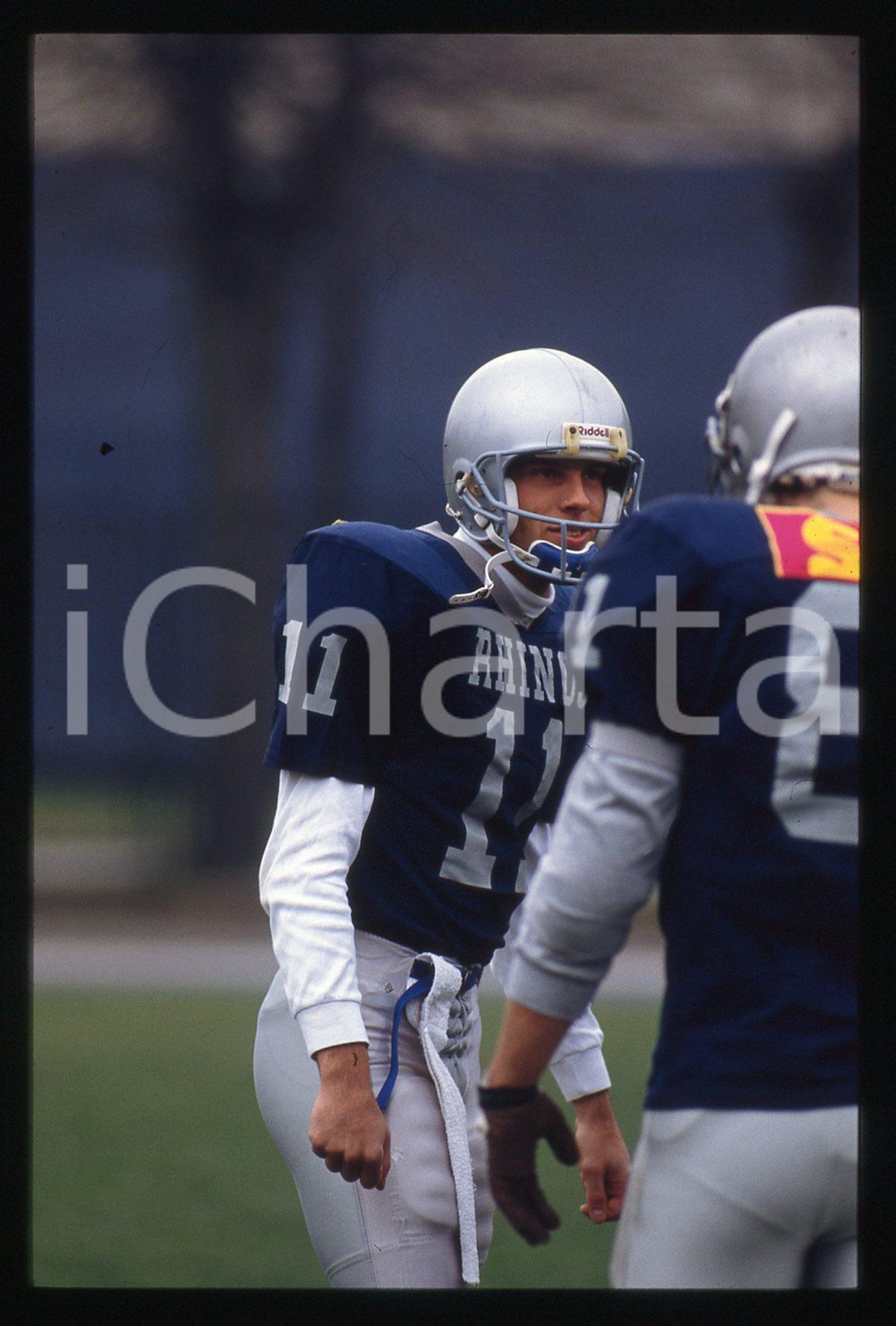 35mm vintage slide* 1994 MILANO FOOTBALL Giocatore Sive RHINOS Milano Ritratto 4