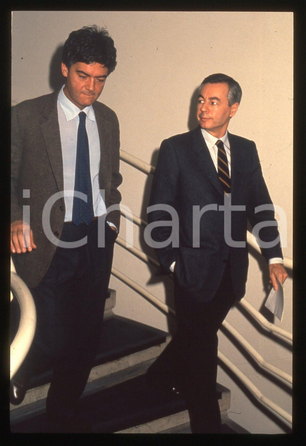 Fotografia d epoca originale 35mm vintage slide 1989 ca Claudio MARTELLI Paolo MARTELLI 1 1