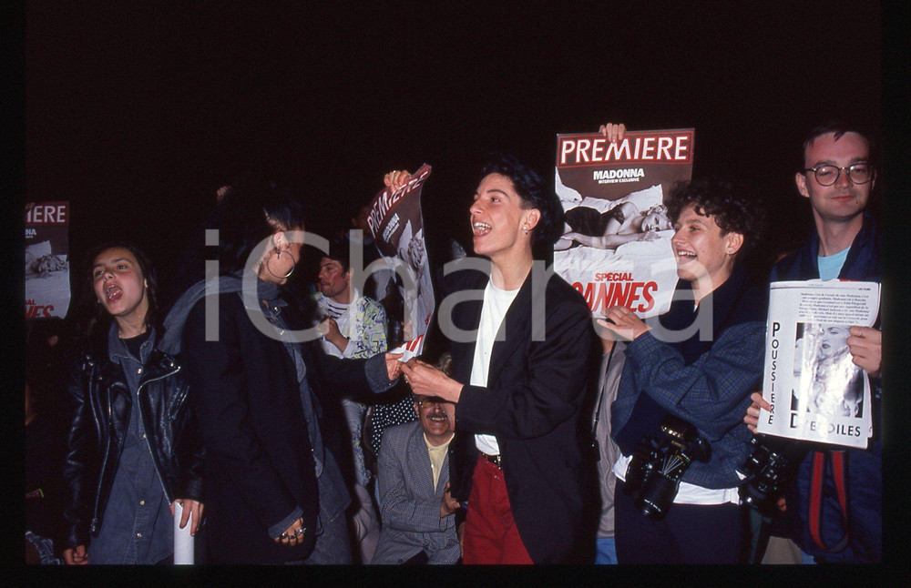 35mm vintage slide* 1991 CANNES MADONNA Louise Veronica CICCONE - Fans (3)