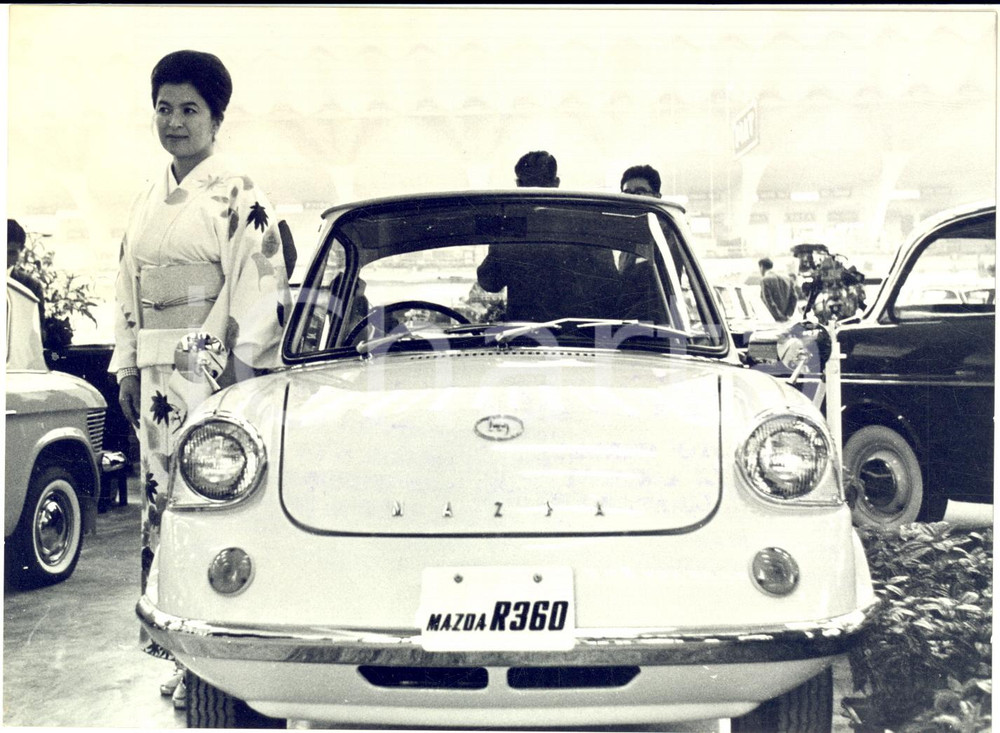 1962 TORINO Salone dell'Auto - Auto giapponese MAZDA R360 *Foto 18x13 cm