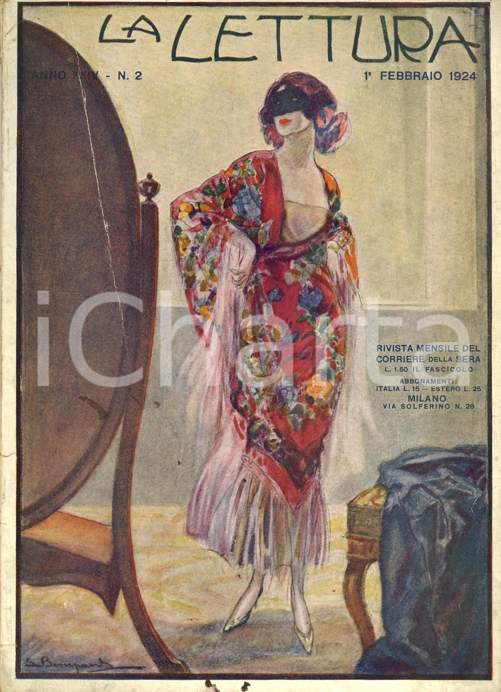 Giornale, rivista storica 1924 LA LETTURA Gli eroi del PUTSCH di Monaco *Ill. BOMPARD Anno XXIV n° 2 1