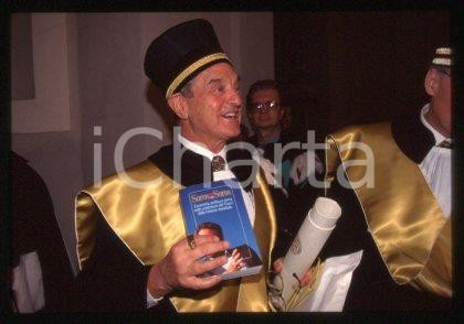35mm vintage slide* 1995 BOLOGNA UNIVERSITY Honorary Degree of George SOROS (68)