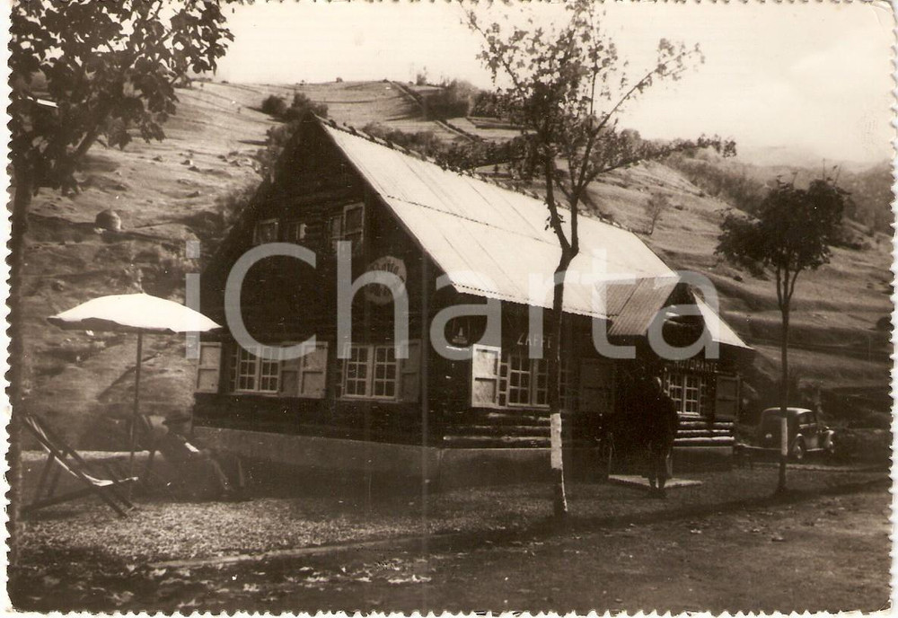 Cartolina originale da collezione 1952 LIMONE PIEMONTE CN Baita al COLLE TENDA Cartolina ANIMATA FG VG 1