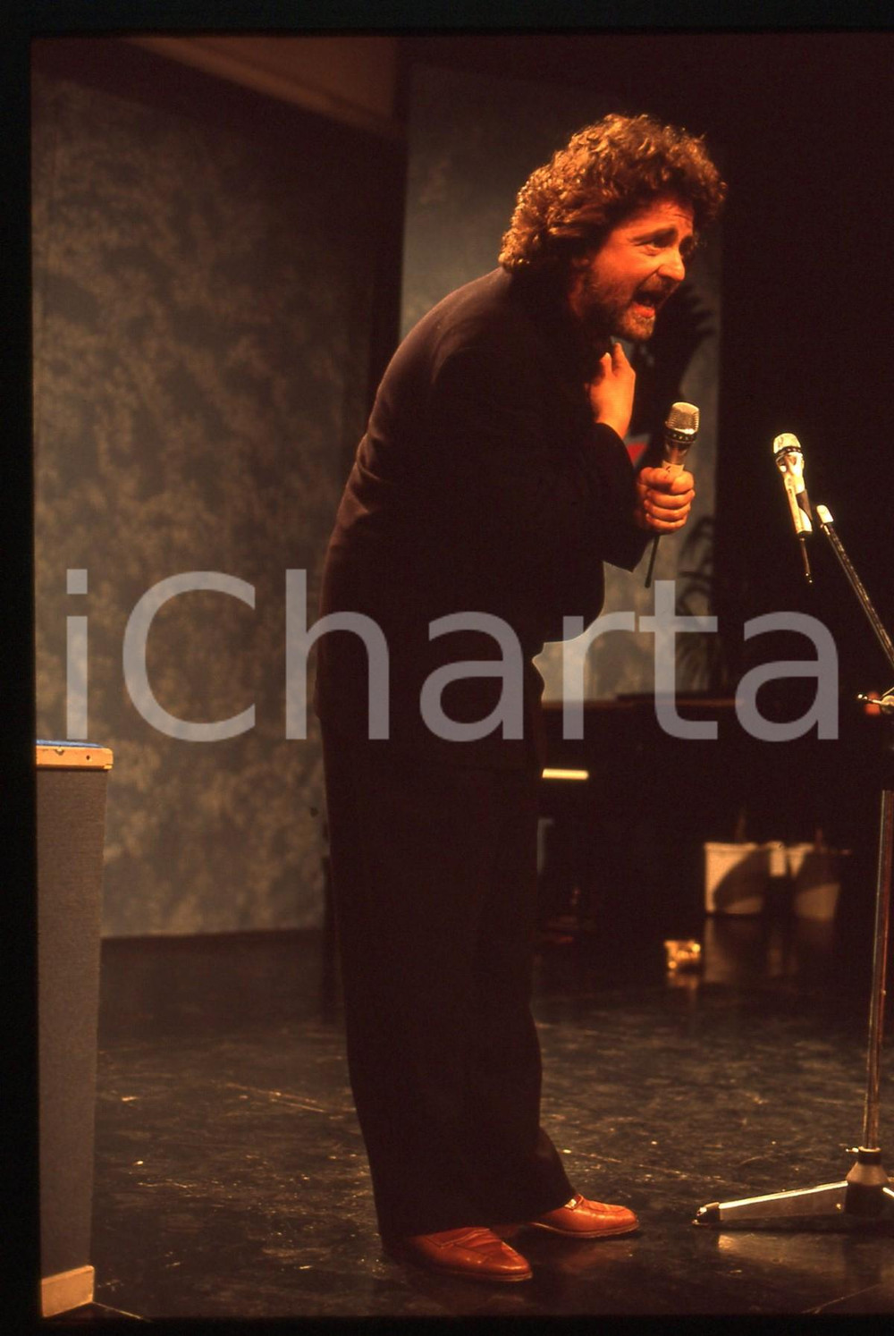 35mm vintage slide* 1991 SAINT-VINCENT Festival della Satira Beppe GRILLO (9)