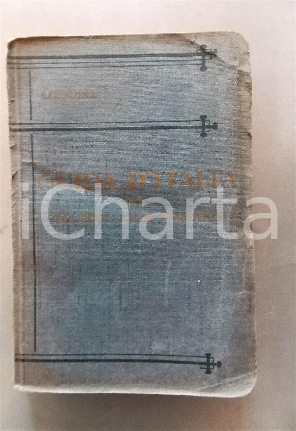 Libro, pubblicazione d epoca 1918 SARDEGNA Guida Touring Club Italiano PRIMA EDIZIONE 1