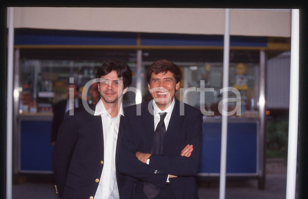35mm vintage slide* 1995 ca MILANO TELEGATTI - Marco e Gianni MORANDI