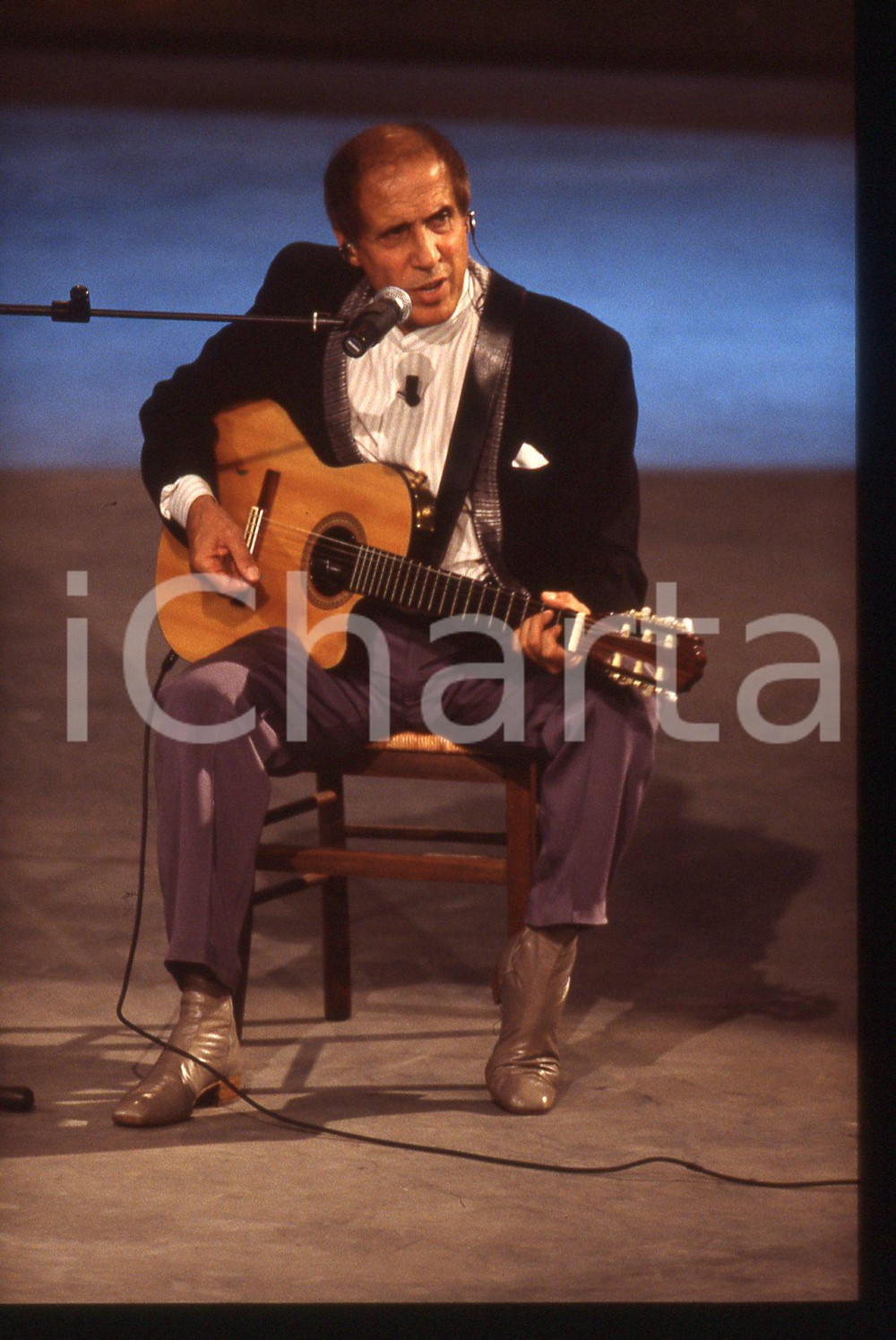 35mm vintage slide* 1999 RAI Adriano CELENTANO FRANCAMENTE ME NE INFISCHIO (2)