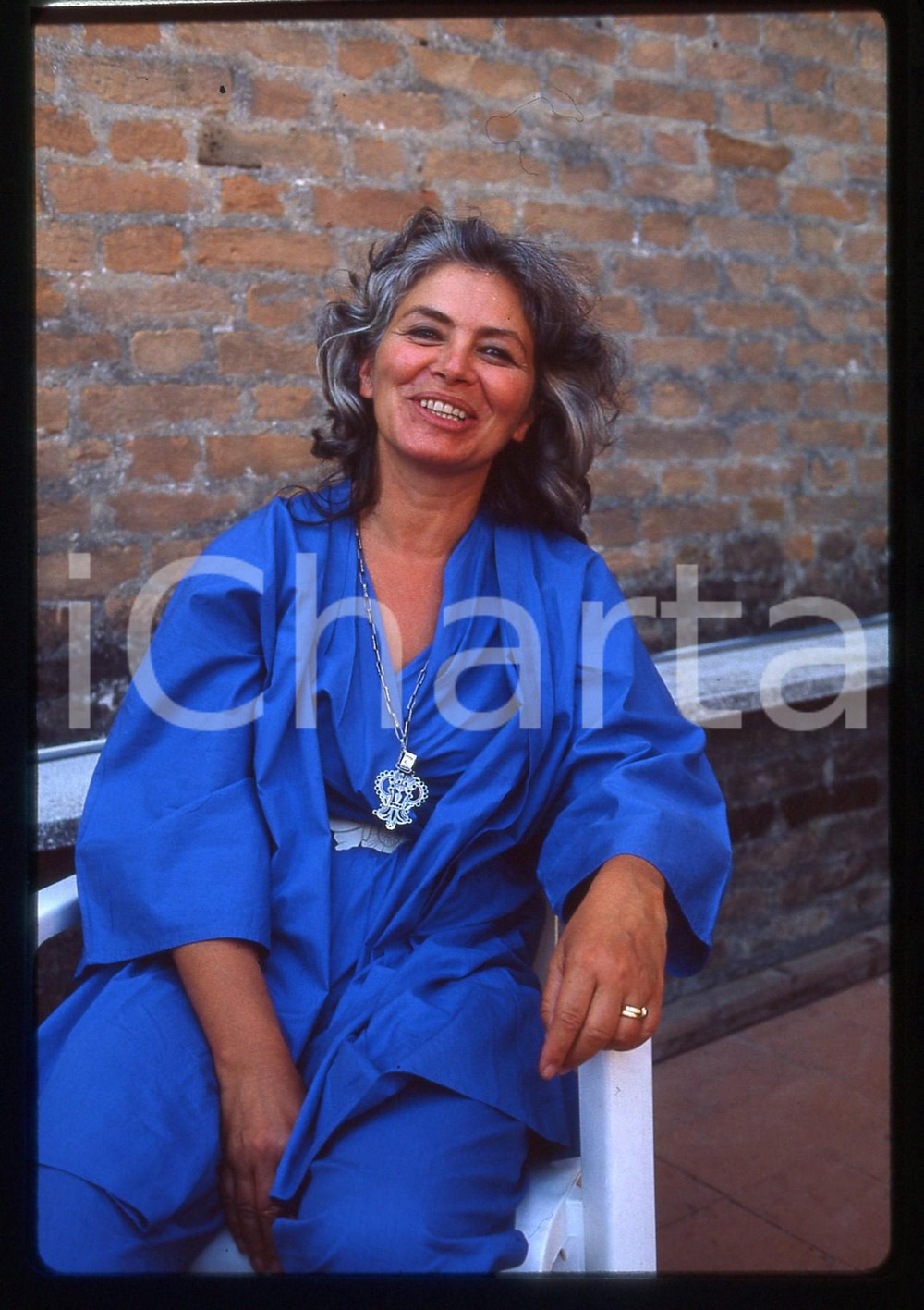 35mm vintage slide* 1983 VENEZIA Giuliana BERLINGUER - Ritratto della regista *2