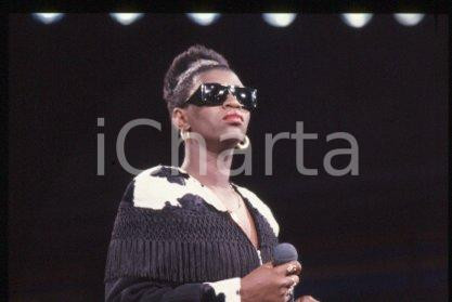 35mm vintage slide* 1990 ca ITALY American house music singer ADEVA (16)