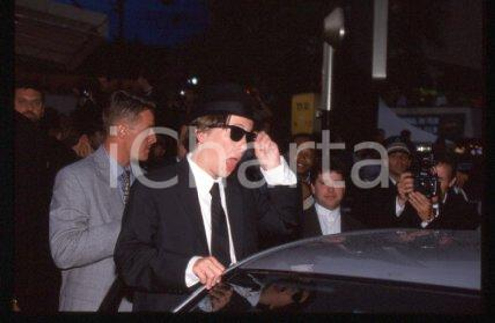35mm vintage slide* 1998 MILAN an American actor J. Evan BONIFANT (9)