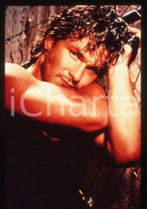 35mm vintage slide* 1990 ca CINEMA American actor Patrick SWAYZE Portrait (32)