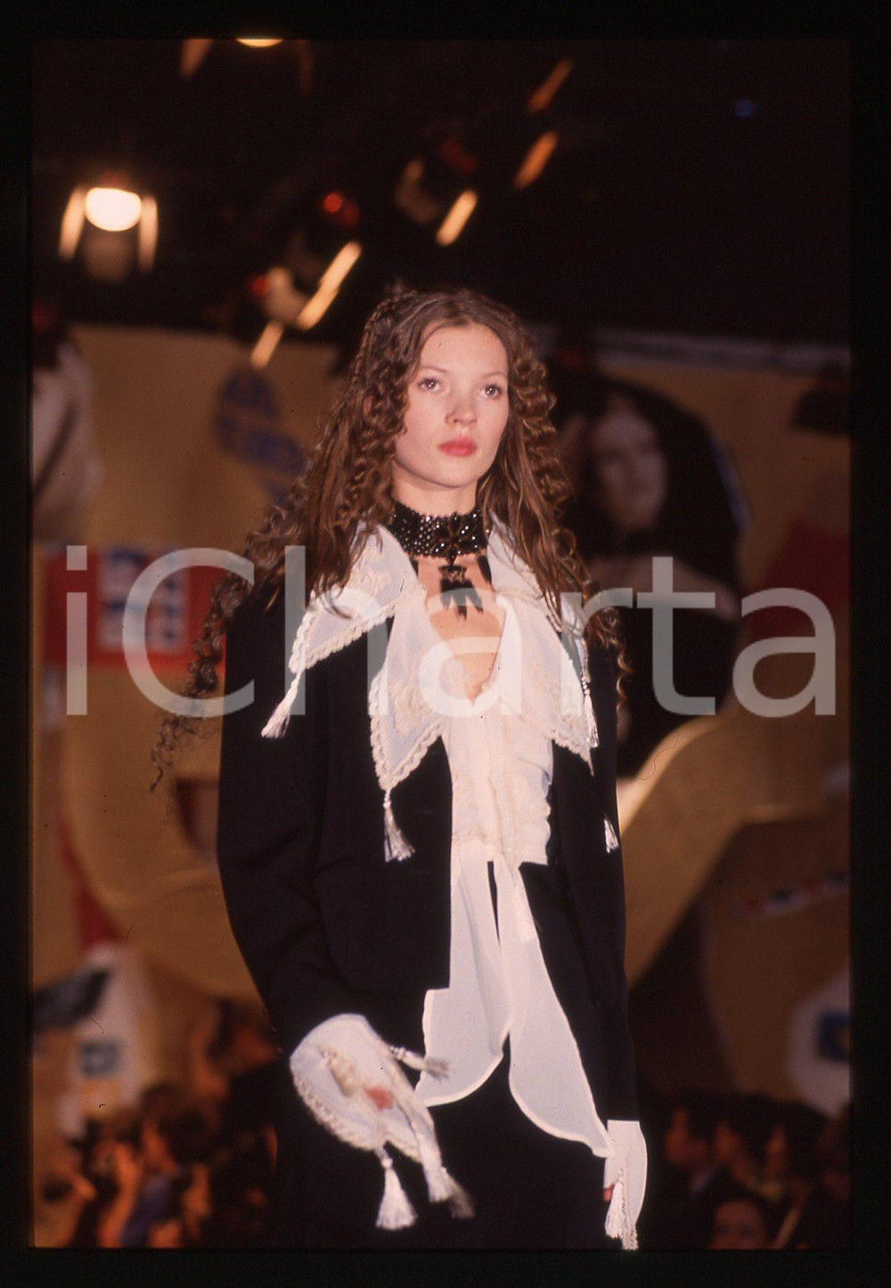 35mm vintage slide* 1993 MILANO Kate MOSS Sfilata BYBLOS autunno-inverno '93-'94