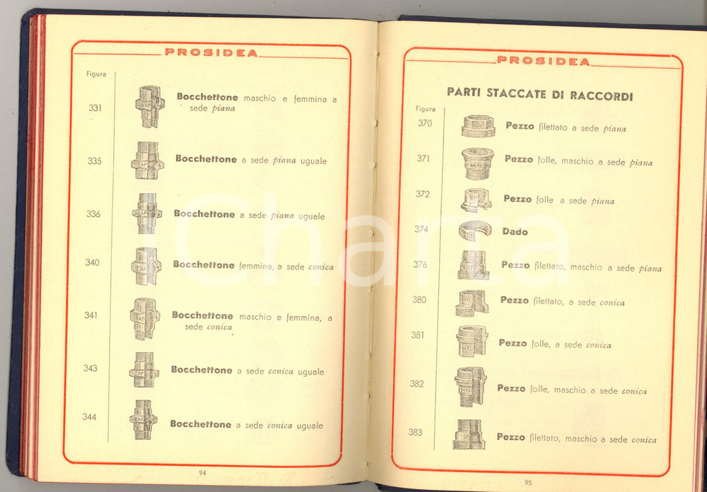 Libro, pubblicazione d epoca 1937 TORINO Ditta PROSIDEA Prodotti Siderurgici  Catalogo ILLUSTRATO 126 pp. 1