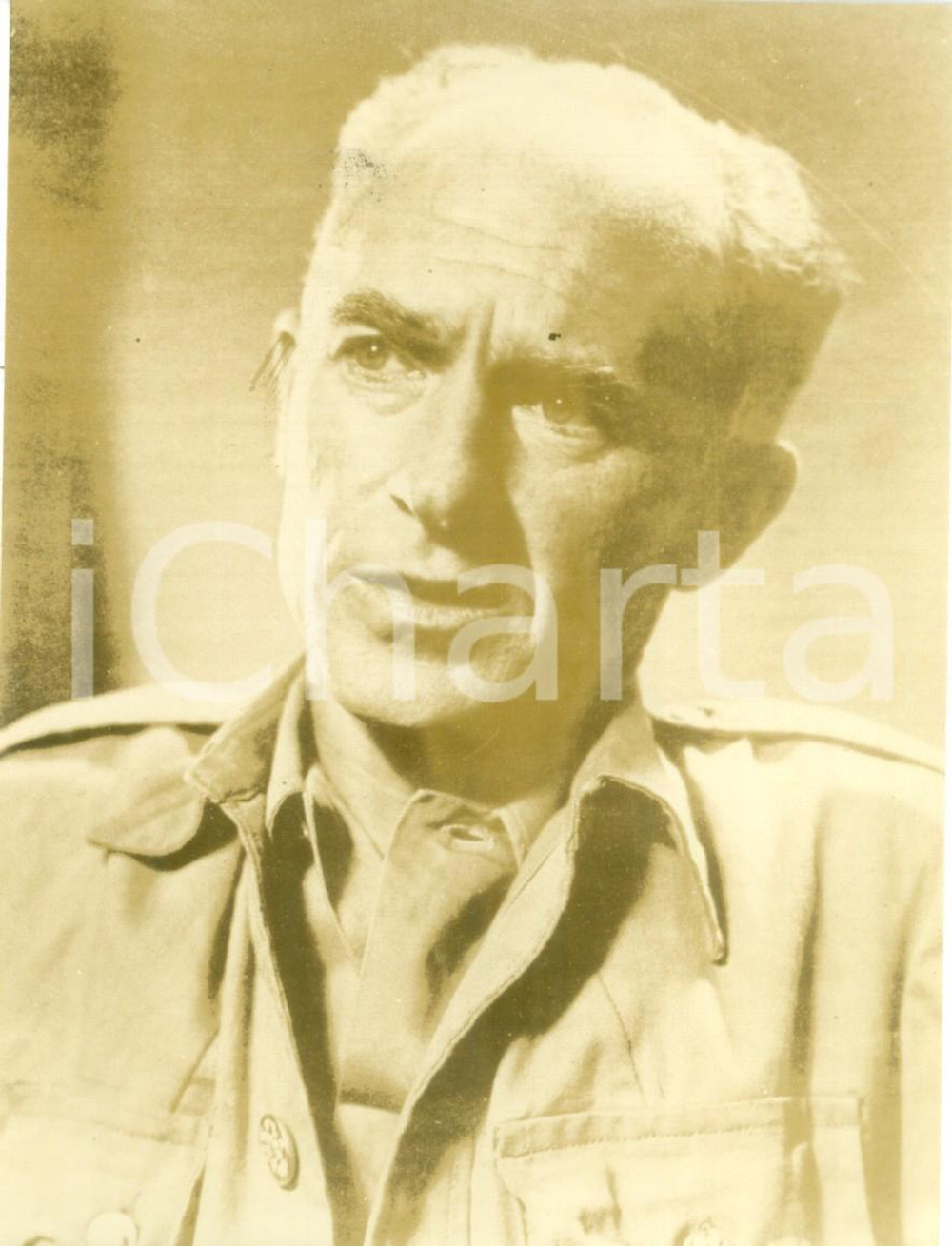 Fotografia d epoca originale 1945 ca USA Ernie PYLE corrispondente di guerra autore di Brave Men Fotografia 1