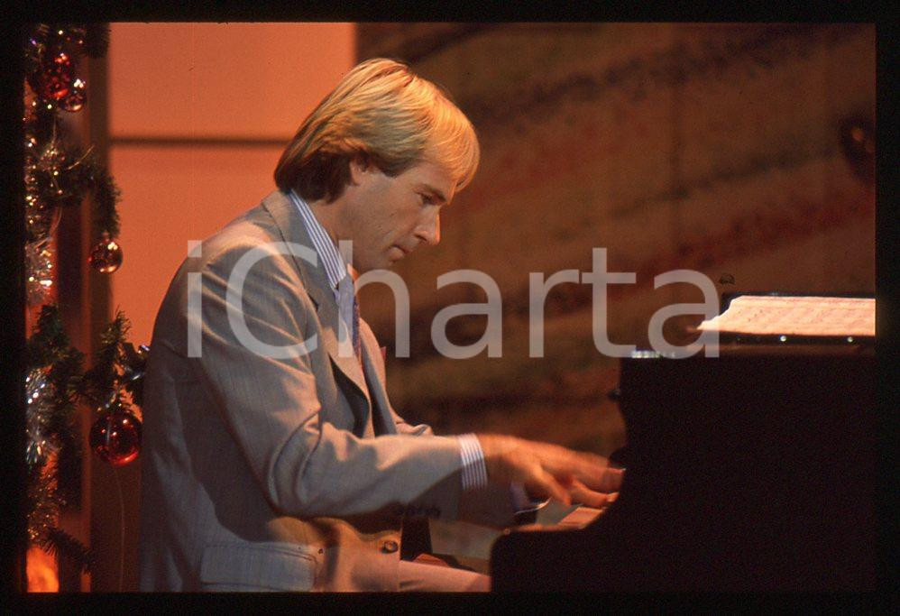 35mm vintage slide*1982 MUSICA Richard CLAYDERMAN concerto in salotto privato 20