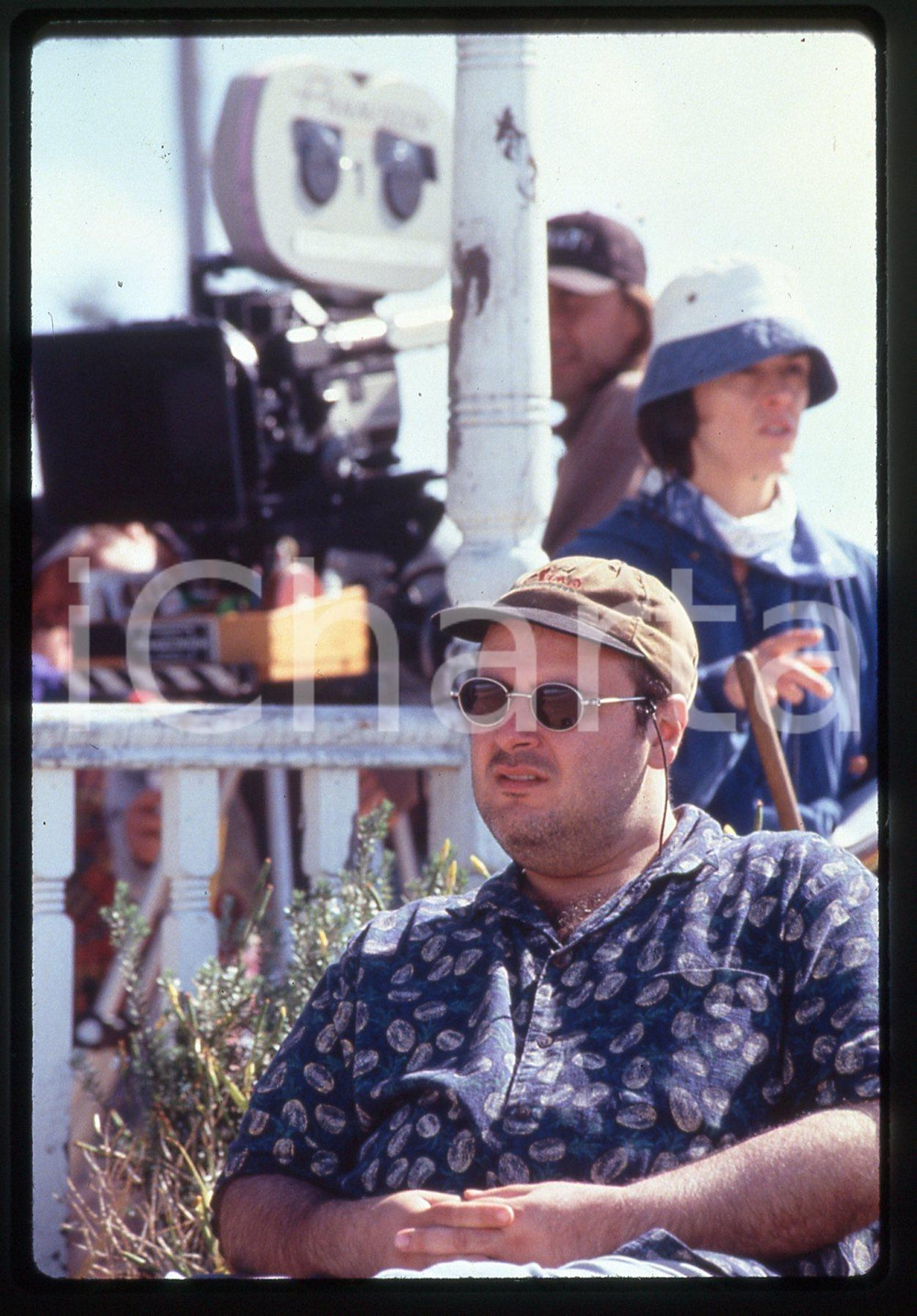 35mm vintage slide*1998 DARK CITY - Alex PROYAS Il regista sul set del film