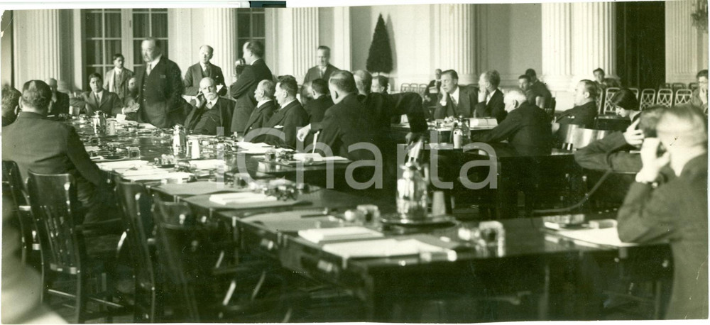 Fotografia d epoca originale 1928 WASHINGTON USA Congresso Internazionale Aviazione FOTOGRAFIA 1