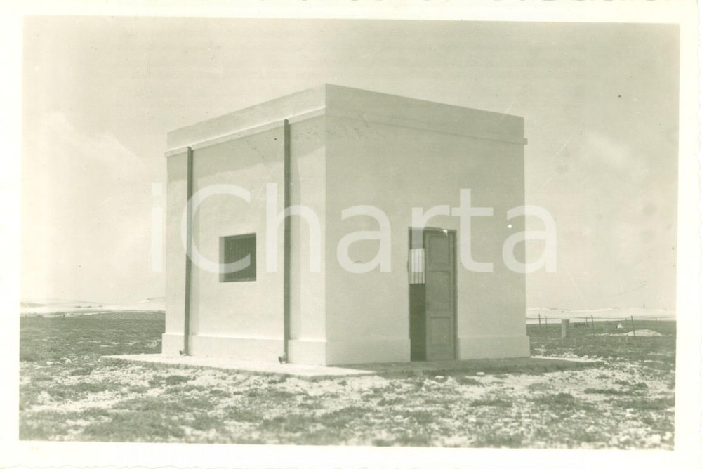 Fotografia d epoca originale 1936 MOGADISCIO SOMALIA AOI Camera mortuaria del lebbrosario Fotografia 1
