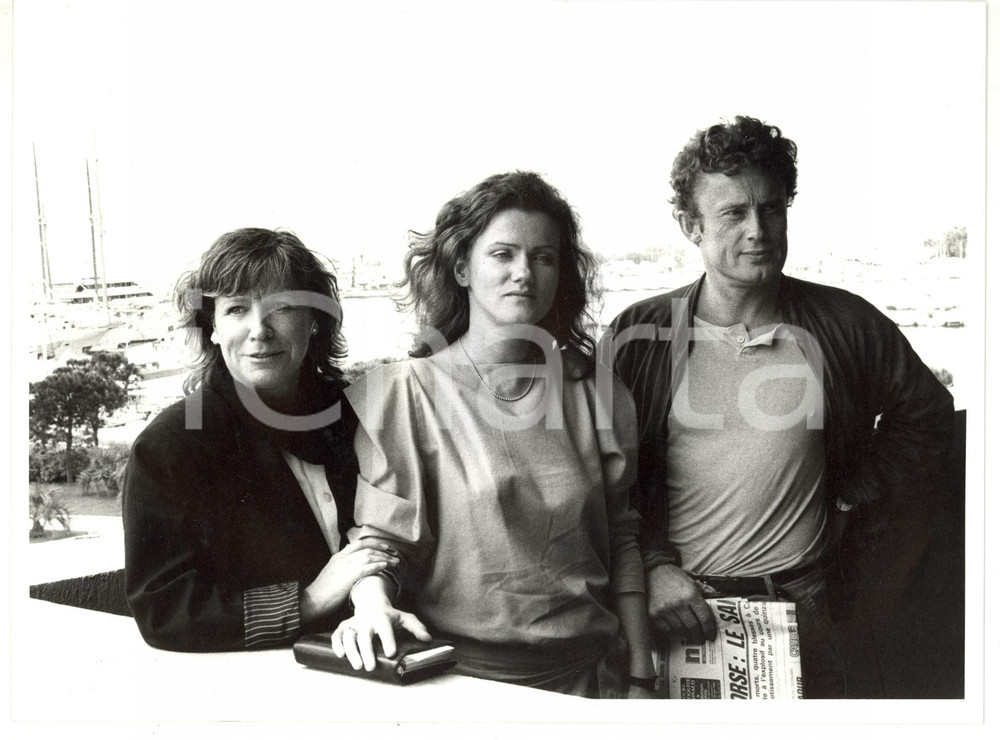 1986 CANNES - CINEMA Margarethe VON TROTTA Barbara SUKOWA Daniel OLBRYCHSKI