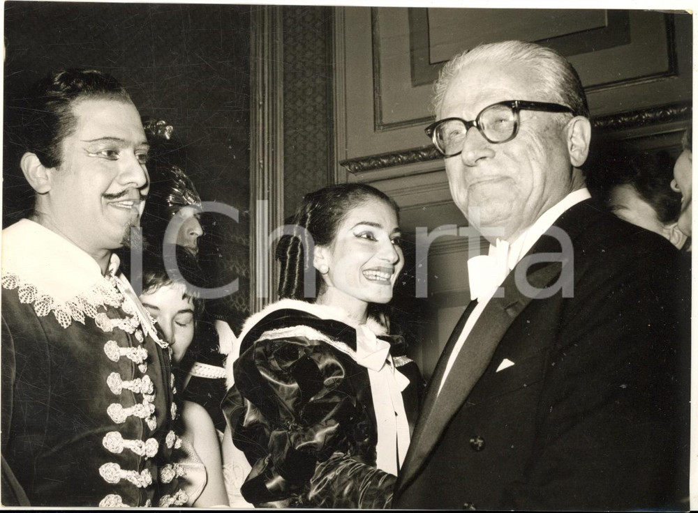1957 MILANO Teatro alla Scala *Giuseppe DI STEFANO Maria CALLAS Giovanni GRONCHI