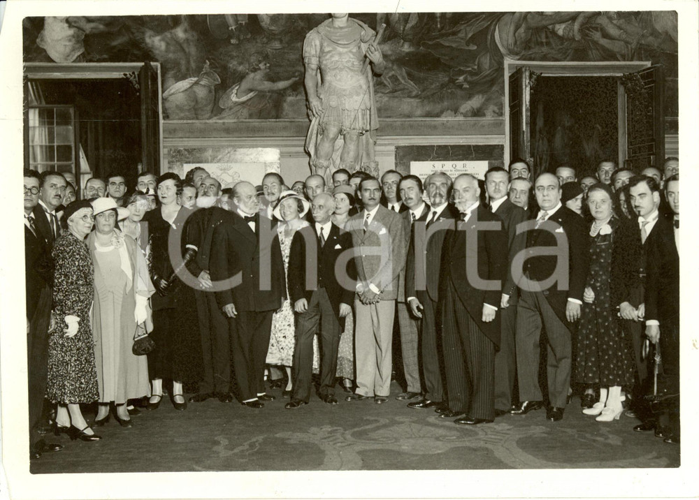 Fotografia d epoca originale 1933 ROMA CAMPIDOGLIO Congresso Internazionale ARCHITETTI Fotografia 1