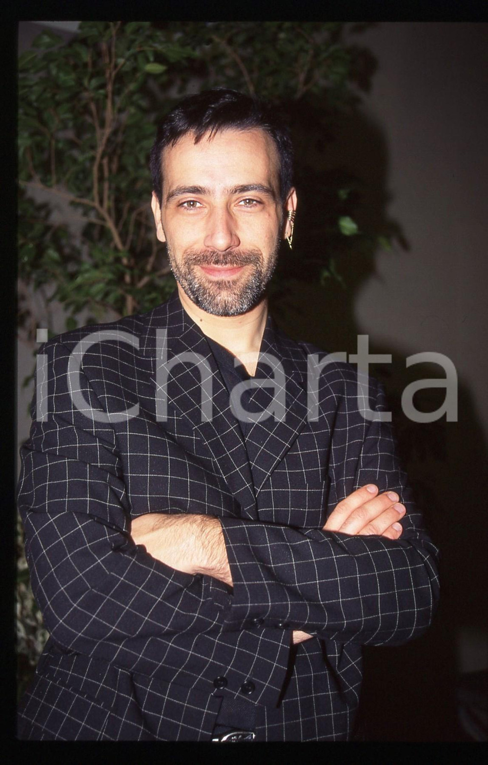 35mm vintage slide* 1997 FESTIVAL SANREMO - Fabio RICCI dei JALISSE (3)
