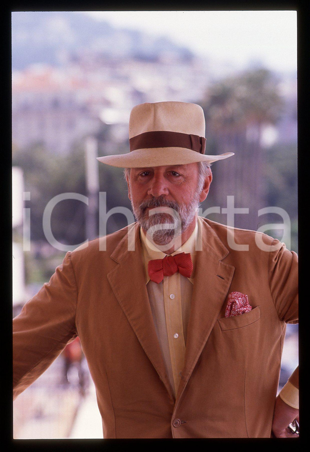 35mm vintage slide* 1989 CANNES Philippe NOIRET al Festival del Cinema (4)