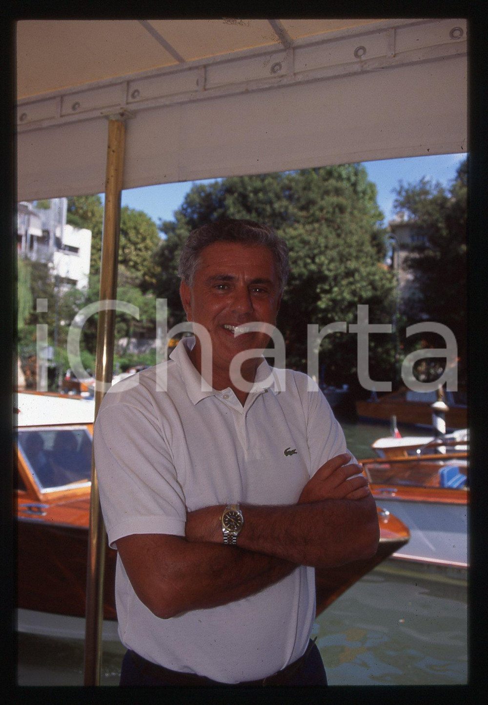 35mm vintage slide* 1995ca VENEZIA Giulio MALGARA Ritratto dell'imprenditore