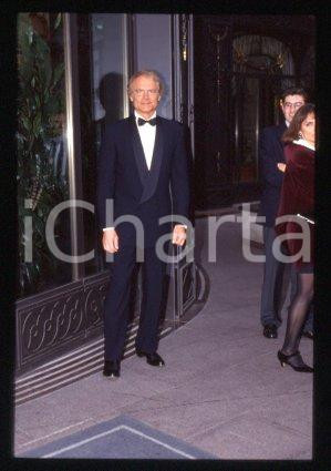 Fotografia d epoca originale Terence HILL  MILANO Hotel Principe di Savoia 1992  35 mm vintage slide 1