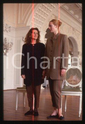 35mm vintage slide* 1992 VENICE actress Tilda SWINTON and Sally POTTER (58)