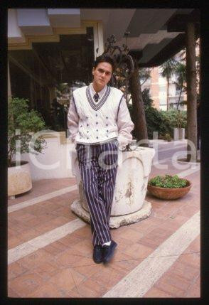 35mm vintage slide* 1985 ca MUSIC Italian singer-songwriter Michele PECORA (19)